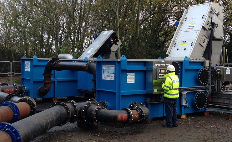 UK Wastewater Services packaged hire screens