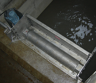 Heliscreen - powered screening for combined sewer overflows