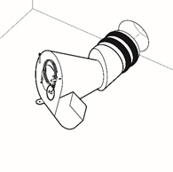 Hydro-Brake Optimum push fit drawing 