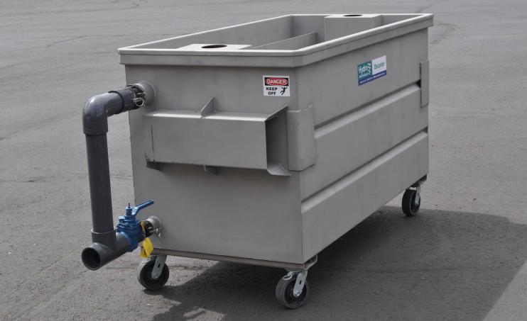 Front Loading stainless steel decanter