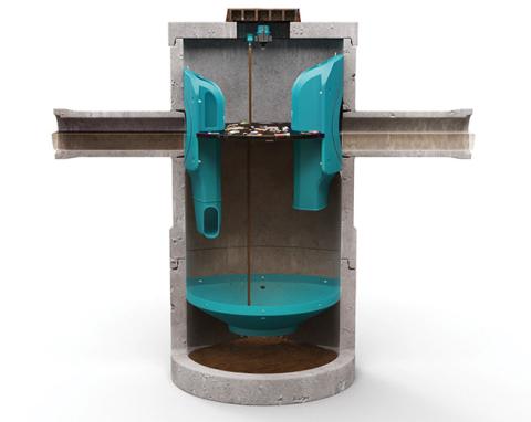 The Downstream Defender® Select advanced vortex separator for stormwater treatment