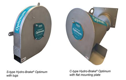 S and C Type Hydro-Brake® Optimum with lug and flat mounting plate options