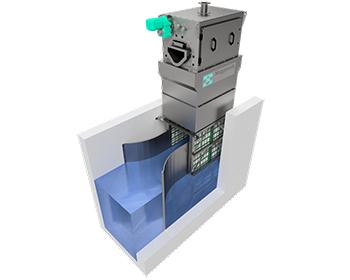 Noggerath Centre-Flo Screen in channel