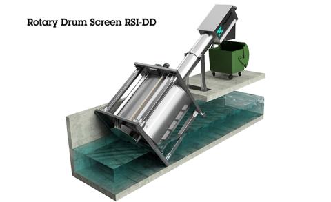 Noggerath® Rotary Drum Screen RSI-RED in channel