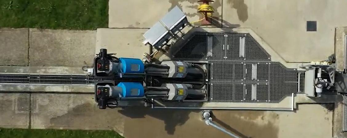 MNSS Combined Screen installation, Isle of Grain, UK