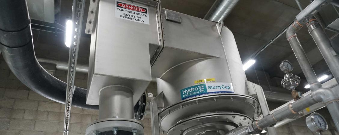 SlurryCup grit washing system