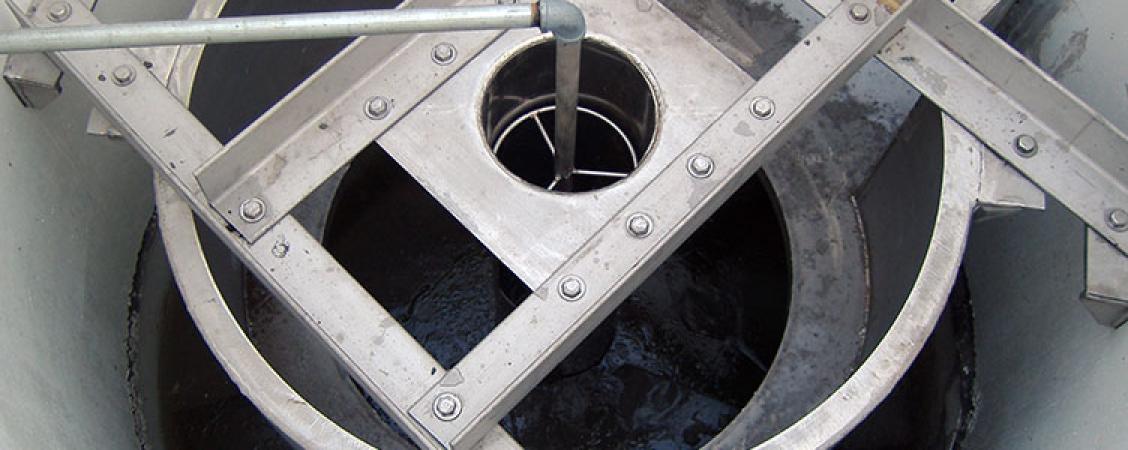 In-Situ Grit King advanced grit separation top view